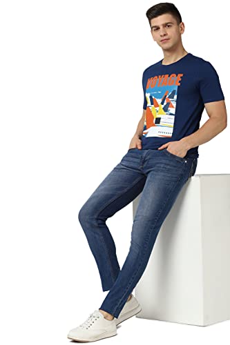 Image of Van Heusen Men's Cotton Slim Fit T-Shirt