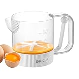 Halbautomatischer Schneebesen - Manuell Drück Mixbecher Multifunktion...