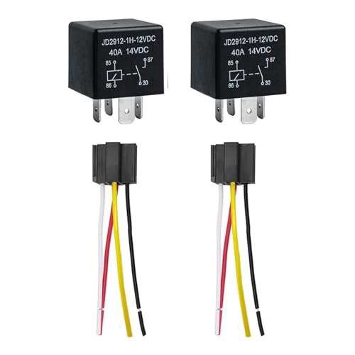 Relais 5 broches 48V 40A JD-2912 avec faisceau de câbles pour moteur de véhicule