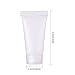 Mose Cafolo ~ 100pcs 5ml (0.17oz) Empty Cosmetic Tubes Toiletry Lotion Bottle with Screw Cover. Smooth, Polish White Plastic with Free Syringe as Gift!