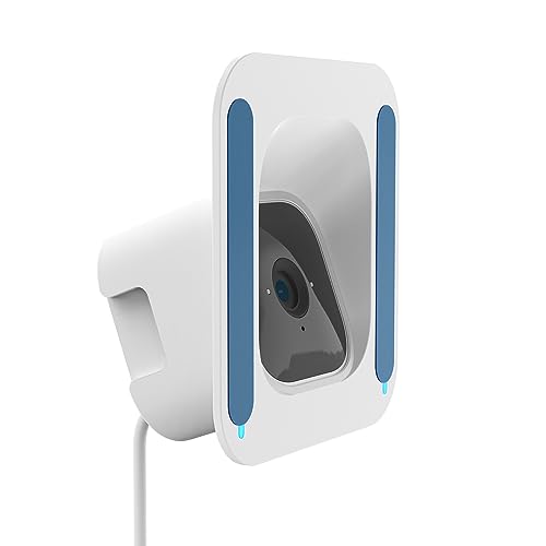 HOLACA Camera Mount, Glass Window Mount for Blink Mini/Blink Mini 2 Camera, Direction 20 Degree Downward, Adhesive Mount (White)