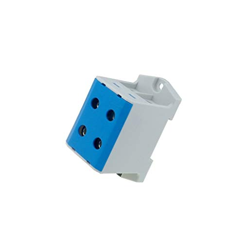 VC05-0043 Connecteur: pour rail 6-95mm2 pistes: 1 pinces: 4 bleu TS35 OUNEVA