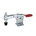 CN-BOGONG 4PCS GH-225-DHB Toggle Clamp 550Lbs /250KG Holding Capacity Heavy Antislip Heavy Duty Toggle Clamp Adjustable Hand Tool For Machine Operation, Woodworking, Welding (GH-225-DHB（Heighten）)