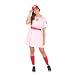 Women's Rockford Peaches Adult Costume,Deluxe,S/M