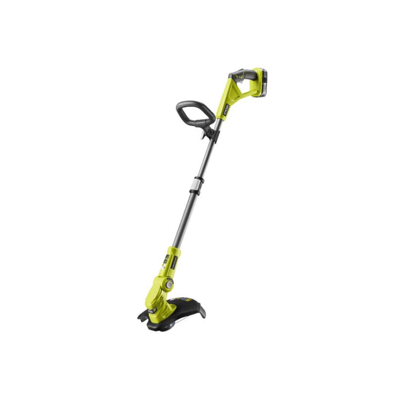 RYOBI Tondeuse à fil 18V OnePlus RLT183225FPK3 - Batterie 2.5 Ah - Chargeur 2 Ah - 3 Bobines Simple Fil - Vert - Rustique - Alimenté par pile