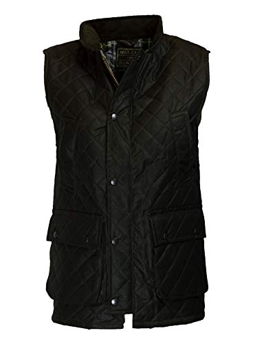 Chaleco acolchado con rombos Walker and Hawkes Lincoln para hombre