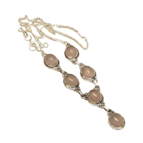 Natural Cabochan Pink Rose Quartz...