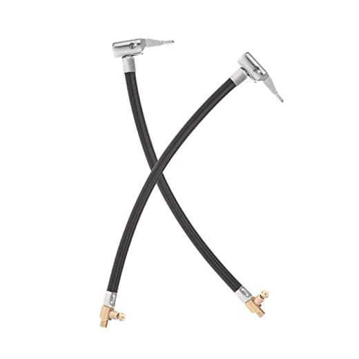 BESPORTBLE 2 Uds Inflador Adaptador Universal Neumático De Coche Compresor De Aire Inflador De Neumáticos Manguera De Extensión Bomba De Aire Inflador Manguera De Extensión Bicicleta