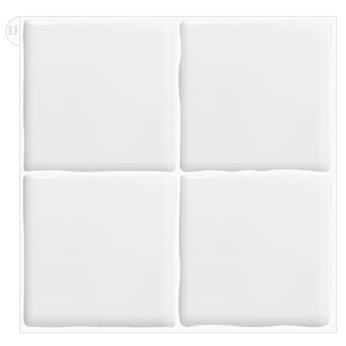 Wostick Azulejos Adhesivos Cocina, Impermeable Revestimiento Pared, Fácil De Limpiar Azulejos Adhesivos Para Cocina Baño, 23x23cm, 10 Hojas