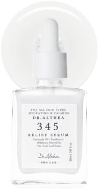 Dr.Althea 345 Sérum Calmante | Sérum facial hidratante diario para piel seca e irritada | Ayuda a calmar el enrojecimiento y el cuidado postacné | No comedogénico | Cosmética vegana coreana, 30 ml