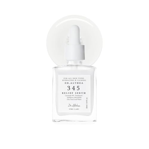 Dr.Althea 345 Relief Serum | Daily Hydrating Face Serum for Dry, Irritated Skin | Soothing Redness & Post-Acne Care, Non-comedogenic | Korean Vegan Skincare, 1.01 Fl Oz