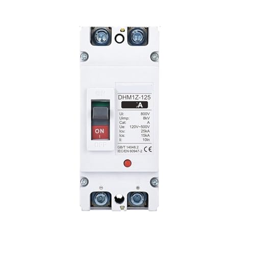 Protecteur de courant élevé MCCB disjoncteur solaire 2P DC500V 125A pour ondul