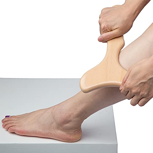 Usmack Wooden Lymphatic Drainage Tool Gua Sha Scraping Tools Wood Therapy Massager Body Sculpting Tool For Maderotherapy, Anti-Cellulite& Muscle Release #TOP7