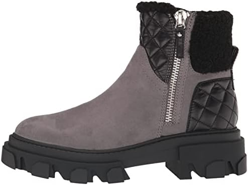 Nine West Women's Colbee2 Ankle Boot, Grey Suede, 5 | Image 7