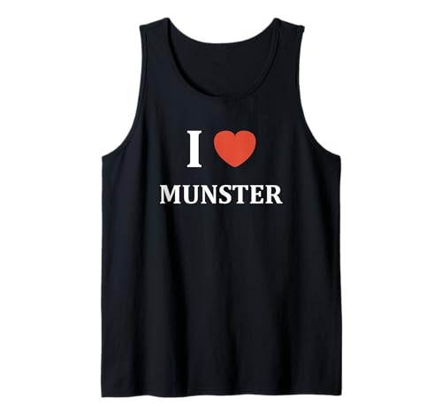 Nourriture Munster Fromage Humour i Love Munster Débardeur