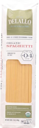 DELALLO Organic Spagetti # Lb, 16 OZ (Pack of 5) image 3