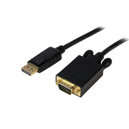 Câble DisplayPort VGA 10ft | Adaptateur écran PC et projecteur 1080p