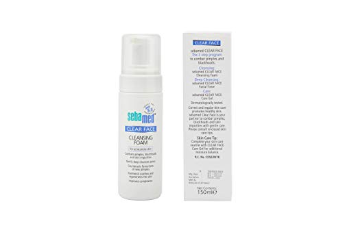 Image of SebaMed SPF 30 Lip Defense Stick, 4.8G And Clear Face Cleansing Foam, 150Ml, Dry Skin