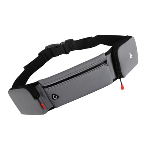 Doble bolsillos para correr bolsa impermeable al aire libre deporte cintura ejercicio fitness bolsa de teléfono ajustable