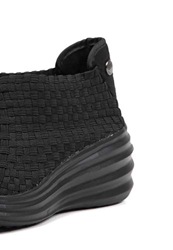 B M BERNIE MEV NEW YORK Rise Gem Heel Wedge Damessneakers met sleehak, 6 cm - Image 5