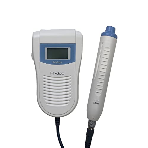 Vascular Doppler 8MHz portátil para podología, quiropodía, fisioterapia, uso médico, botella de gel de ultrasonido gratis