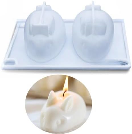Miniatura 11 de Velas de burbujas antiadherentes, moldes de silicona en forma de cubo de aromaterapia 3D, cera de jabón, molde de silicona para hacer velas de cera