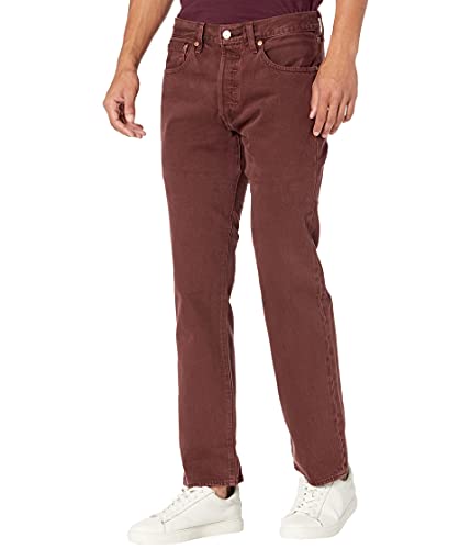 Image of Levi's Men's 501 Original Fit Jeans, (New) Bitter Chocolate Garment Dye, 36W x 34L