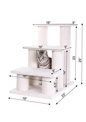 Armarkat Pet Steps, 3-Steps, B3001, Ivory #TOP5