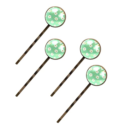 Épingles à cheveux marguerites mignonnes - Lot barrettes fleurs pour coiffure fille