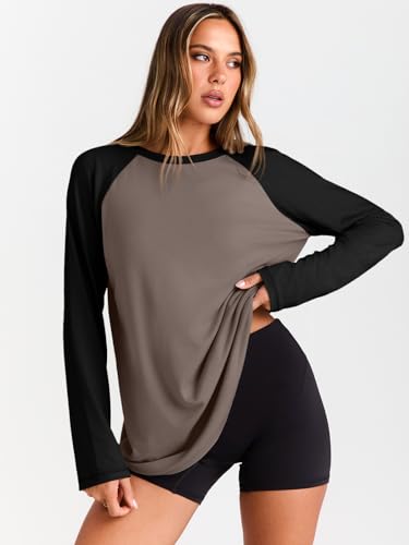 Trendy Queen Women Oversized Long Sleeve Shirt 2025 Summer Casual Basics Top Loose Fit Tee Fashion Cute Clothes2