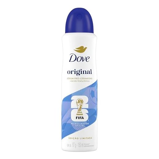 Desodorante Antitranspirante Aerosol Dove Original 150ml (A embalagem pode variar)