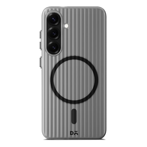 Image of DailyObjects Case for Samsung Galaxy S25, Drop Protection TPU Beam 2.0 Magnetic Clear Slim Shockproof Back Cover