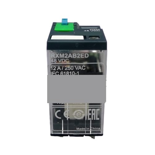 Relais enfichable 12A DC48V RXM2AB2ED Schneider avec indicateur LED 2OF