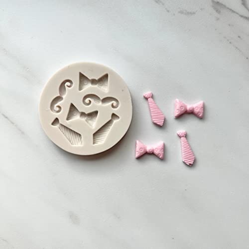 Little Man Theme Baking Mold For Cupcakes, Cakepops, Chocolate Strawberries, Pretzels And Rice Krispies