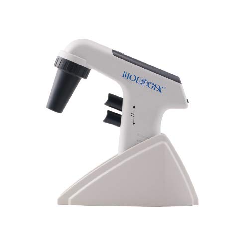 Lab Electric MicroPette Levo Plus Pipette Filler- Motorized, AC Adapter, North-America Plug, Compatible with Glass or Plastic Pipettes, 0.1-100mL Volume, Single-Handed Operation, Adjustable Speeds