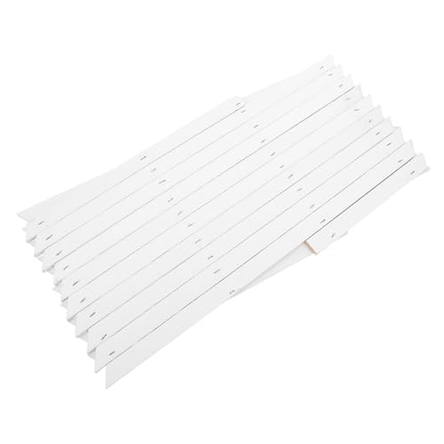 Toyvian Expandable Wooden Wall Panel Trellis for Climbing Plants Telescopic Plant Trellis Elegant White Adjustable Fence Lattice Support Structure