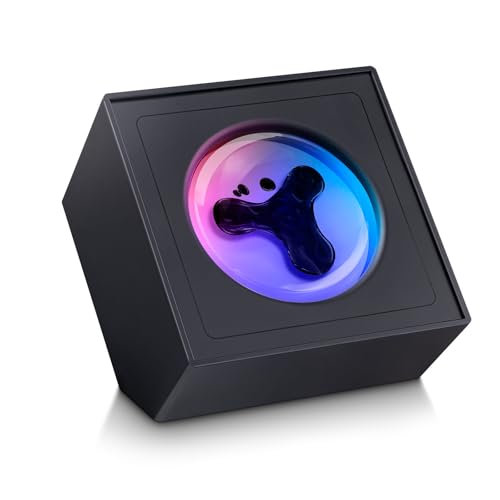 Venominbox Ferrofluid Music Visualizer Dancing Sound SensitiveFerrofluid Speaker Music Mate Decorative RGB Light Ferrofluid Display Desk Toy for Table Bedroom Office Study Science Gift