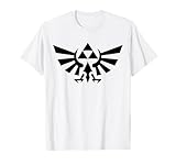 Legend of Zelda Hyrule Crest Triforce Black Out Logo T-Shirt T-Shirt