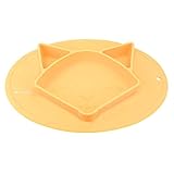 PORTION: Dank der praktischen Unterteilung der Antirutsch-Schale ist ein einfaches Portionieren und Trennen der Lebensmittel möglich. Bunte Mahlzeiten sehen auf der Essmatte besonders lecker aus!