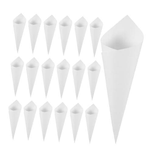Toyvian Conos de Papel Artesanal 60 Piezas para Boda y Fiesta Conos de Pétalos de Rosa Secos Multicolor para Ramos y Decoraciones de Eventos