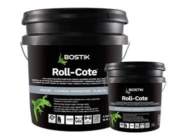 Bostik Roll-Cote High-Performance Moisture Vapor Barrier Coating and Primer 4 Gallon Pail