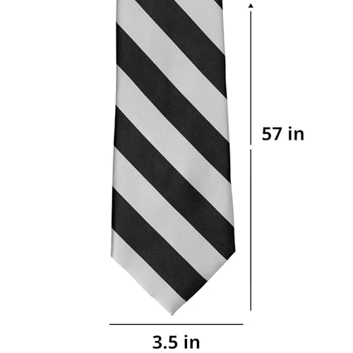 Image of tiemart Men's Striped Tie Standard Length