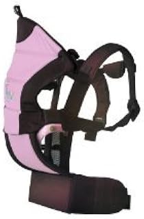 Kiokids 1020 - Mochila para bebé (3 posiciones), color rosa y marrón