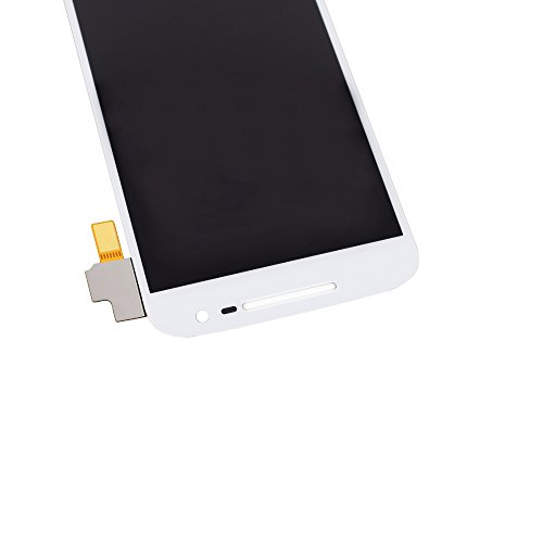 Image of LCD Screen Display with Digitizer Touch Panel Without Bezel Frame Compatible with Motorola Moto G4 XT1622(White)