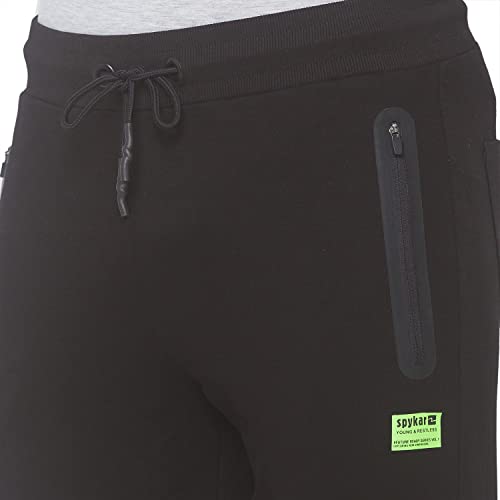 Image of Spykar Men's Slim Fit Track Pants
