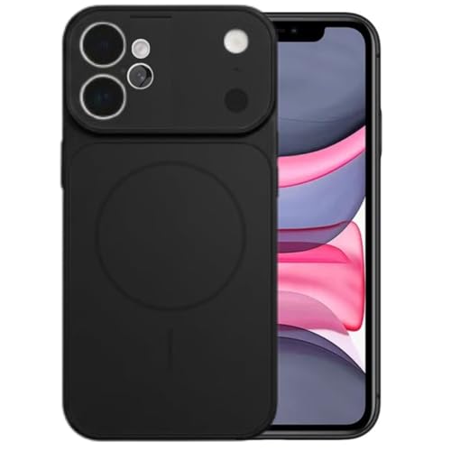 Image of Converter Case for iPhone 12 | Premium Protective Mag-Safe Cover | iPhone 17 Pro / iPhone17 Pro Max Series Style Design | in-Built Camera Guard | Wireless Charging Compatible (Black)