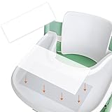 Suction Solver Stickers Adhesive Mat Compatible with Stokke Tripp Trapp Tray Enhances Suction Grip for Baby Bowls Plates Toys Fits Baby High Chairs Tray - 4PCS