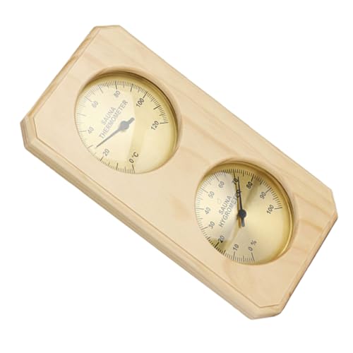 Thermomètre hygromètre de sauna mural indicateur fiable de température et humidité pour intérieur