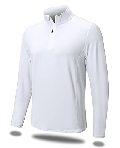 MEETWEE Poloshirt Golf Hombre Manga Larga Hombres, Camisa Funcional Polo Camisa Protección UV Camisa Secado rápido Transpirable Deporte al Aire Libre