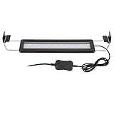 Luocute Luz LED para Acuario, con Control Remoto de 3 Modos de Color, 38 LED, Material PPC de 3W para Acuario de 11,8 y 15,7 Pulgadas (Enchufe europeo 220V)